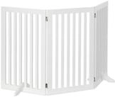 relaxdays Hundegitter Wei&szlig;es Absperrgitter, 3 Panel