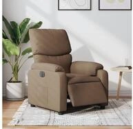 vidaXL Sessel vidaXL Relaxsessel Elektrisch Braun Stoff
