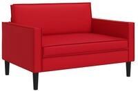 vidaXL Sessel XXL-Sessel Rot Kunstleder (1-St)