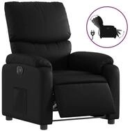 vidaXL Sessel vidaXL Relaxsessel Elektrisch Schwarz Kunstleder