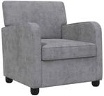 vidaXL Sessel Sessel Hellgrau Chenille (1-St)