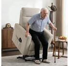 HOMCOM Relaxsessel Elektrisch Fernsehsessel mit Aufstehhilfe, Massage & W&auml;rme