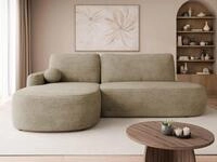 MIRJAN24 Ecksofa Loridu O, mit Bettkasten und Schlaffunktion, L-Form mit freier