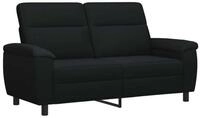 vidaXL Sofa 178 x 90 x 95 cm Sofa Schwarz 178x90x95 cm Stoff, 1 Teile
