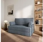 Masseno Sofa LADIA mit Schlaffunktion, Schlafsofa, Schaumstoffsofa