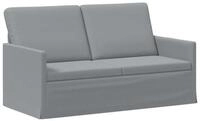 vidaXL Sofa 150 x 81 x 82 cm 2-Sitzer Sofa Hellgrau 150x81x82 cm Stoff, 1 Teile
