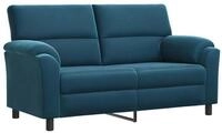 vidaXL Sofa 174 x 85 x 93 cm Sofa Blau 174x85x93 cm Samt, 1 Teile