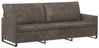 vidaXL Sofa 220 x 81 x 82 cm 3-Sitzer Sofa Dunkelgrau 220x81x82 cm...