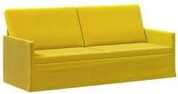 vidaXL Sofa 190 x 81 x 82 cm 3-Sitzer Sofa Gelb 190x81x82 cm Samt V, 1 Teile