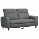 vidaXL Sofa 178 x 90 x 95 cm Sofa Dunkelgrau 178x90x95 cm Stoff, 1 Teile