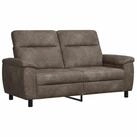 vidaXL Sofa 178 x 90 x 95 cm Sofa Dunkelgrau 178x90x95 cm Kunstwildleder, 1...