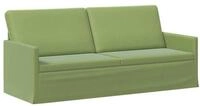 vidaXL Sofa 190 x 81 x 82 cm 3-Sitzer Sofa Hellgr&uuml;n 190x81x82 cm Samt V, 1...