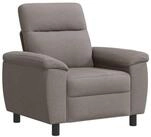 vidaXL Sessel 95 x 90 x 95 cm Sofa Taupe 95x90x95 cm Stoff