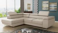 Sofnet Ecksofa Caris Cord, mit Schlaffunktion und Bettkasten, Wohnlandschaft mit