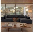 MCW Loungesofa MCW-P20-r, Rutschfeste Unterseite, Polsterung aus Taschenfedern...