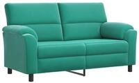 vidaXL Sofa 174 x 85 x 93 cm Sofa T&uuml;rkis 174x85x93 cm Samt, 1 Teile