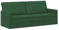 vidaXL Sofa 190 x 81 x 82 cm 3-Sitzer Sofa Dschungelgr&uuml;n 190x81x82 cm...