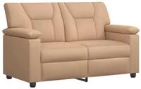 vidaXL Sofa 151 x 85 x 93 cm Sofa Cappuccino 151x85x93 cm Kunstleder, 1 Teile