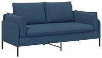 vidaXL Sofa 188 x 81 x 89 cm 2-Sitzer Sofa Blau 188x81x89 cm Stoff, 1 Teile