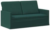 vidaXL Sofa 150 x 81 x 82 cm 2-Sitzer Sofa Dunkelgr&uuml;n 150x81x82 cm Stoff, 1...