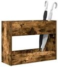 vidaXL Schirmst&auml;nder 65 x 24 x 50 cm Sonnenschirmhalter Ger&auml;ucherte Eiche...