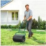 Outsunny Rasenwalze Gartenwalze, Gartenrolle, 50cm Durchmesser, stahl,...