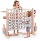 HyperMotion Motorikbrett HyperMotion Spielcenter 4in1 Kinder Basketball 4...