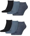 PUMA Sneakersocken Puma Sneaker Socken F&uuml;sslinge im 6er Pack blau 47-49