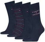 Socken TOMMY HILFIGER, Herren, Gr. 43-46, navy, Obermaterial: 65% Baumwolle, 33%