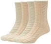 s.Oliver Socken warm & cozy (4-Paar, 4 Paar) mit Zopfmuster