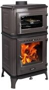 365 Kaminofen 365&reg; Ferrox 55 Back grau emailliert 7 kW Gusseisen A+, 7 kW
