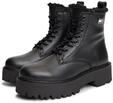 Tommy Jeans TJW PLATFORM BOOTS WL Winterstiefelette Blockabsatz, Schn&uuml;rboots,