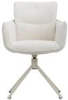 Massivmoebel24 Polsterstuhl POLSTERST&Uuml;HLE 100% Polyester beige (100% Polyester...