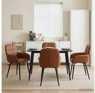 vidaXL Esszimmerstuhl vidaXL Esszimmerst&uuml;hle 4 stk. Kunstleder Braun 56,5 x 50...