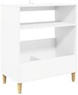 vidaXL Schranksystem Plattenspieler Stand Wei&szlig; 71 x 39,5 x 83 cm Holzwerkstoff