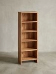 KADIMA DESIGN Standregal CD Regal MUMBAI Massivholz Akazie Standregal 90 cm...