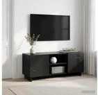 vidaXL TV-Board vidaXL TV-St&auml;nder 90 x 34,5 x 40 cm Schwarz Holzwerkstoff