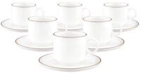 Seltmann Weiden Cappuccinotasse Sento Home Pure Lines, 6-tlg., Porzellan