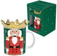 Sheepworld Tasse Sheepworld Tasse + Deckel Kronenform 35cl Geschenk Weihnachten,