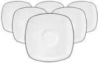 Seltmann Weiden Untertasse Seltmann Weiden Lido Black Line eckig Untertasse 13...