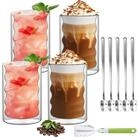 LuxusKollektion Latte-Macchiato-Glas Doppelwandige Gl&auml;ser Latte Macchiato...
