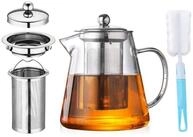 LuxusKollektion Teekanne Teekanne Glas mit Siebeinsatz Borosilikatglas...