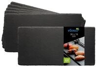 eGenuss Servierplatte Schieferplatten Dessertteller Sushi Geschirr schwarz...