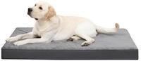 LuxusKollektion Hundebett Hundebett Ortho XL Dunkelgrau 104x68cm
