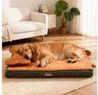 LuxusKollektion Hundebett Orthop&auml;disches Hundebett Orange XL