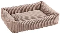 Dehner Tierbett Premium, Hundebett Kaya, rechteckig, 80 x 25 x 60 cm, beige,