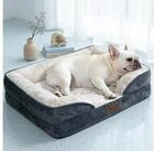 LuxusKollektion Hundebett Orthop&auml;disches Hundebett Grau L