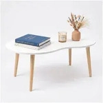VCM Couchtisch Barilo Sofatisch B. 90 x T. 50 x H. 42 cm, im Retro-Design,