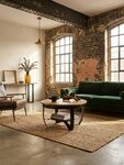 KADIMA DESIGN Couchtisch Couchtisch 60x34x60 cm Mango Massivholz / Metall...