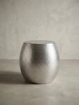 KADIMA DESIGN Beistelltisch Beistelltisch 42 x 42 x 42 cm Aluminium Silber...